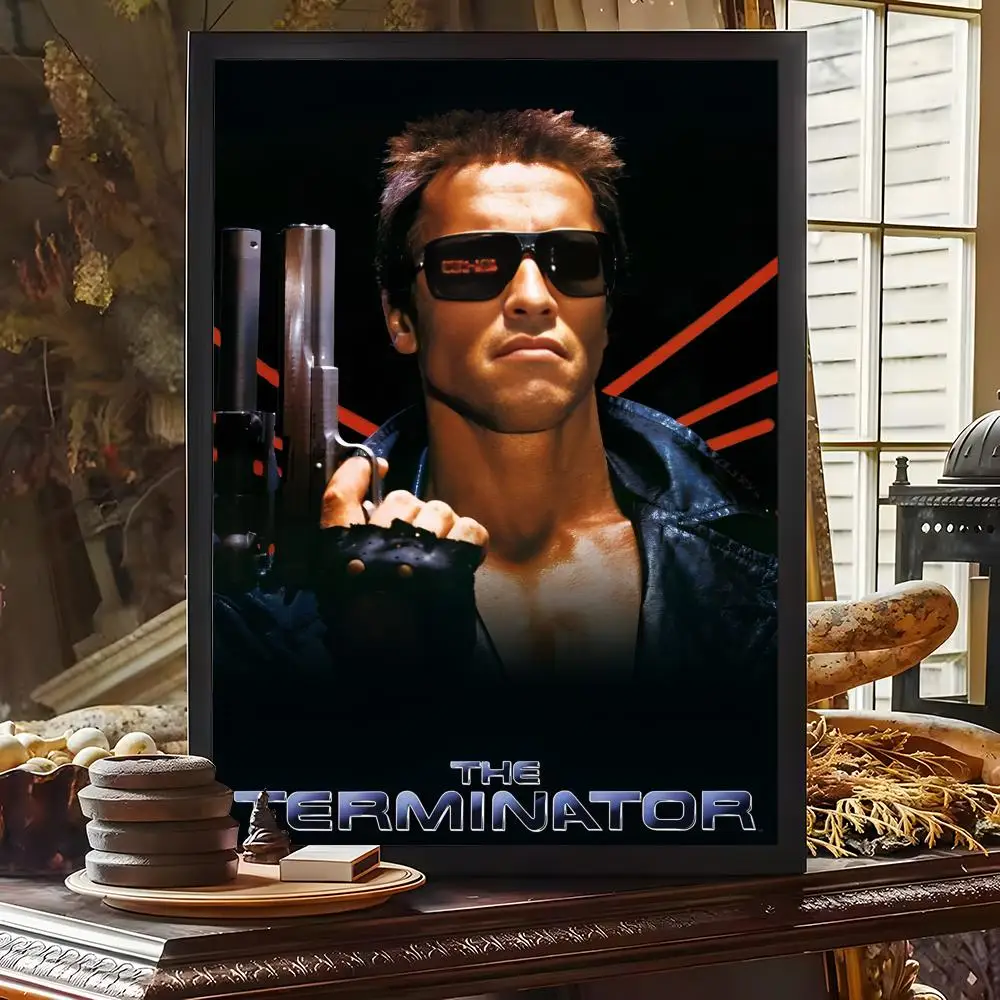 Cartoon The T-terminatorS Poster Sticker Self Adhesive for Office Home Theater Wall Art Corridor Decor Fancy Gifts