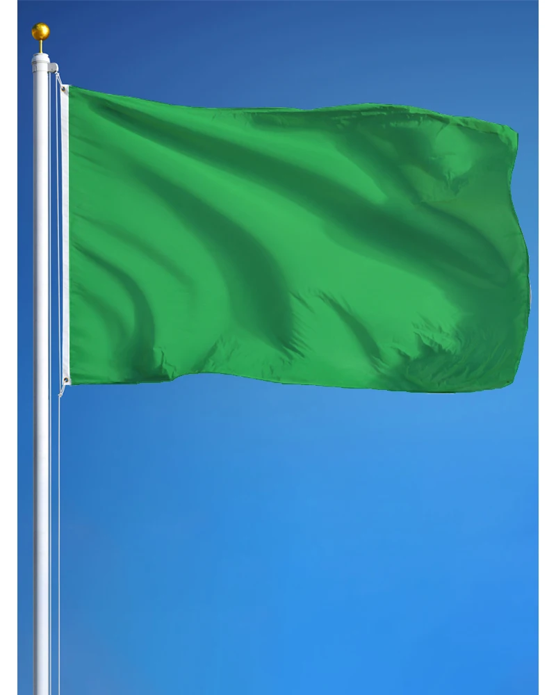 90x150cm 3×5FT Green Flag Banner Tapestry