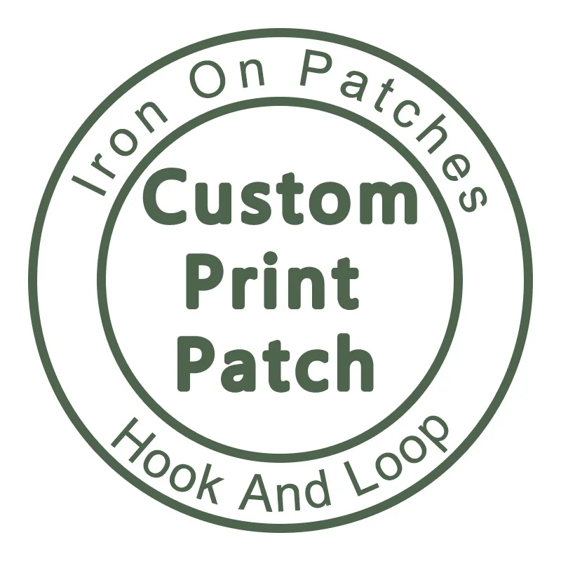 Custom Print Patches Make Your Disign/Logo/Name Iron On Patches Hook & Loop Patch Personality Badges Fusible Patch For Clothes