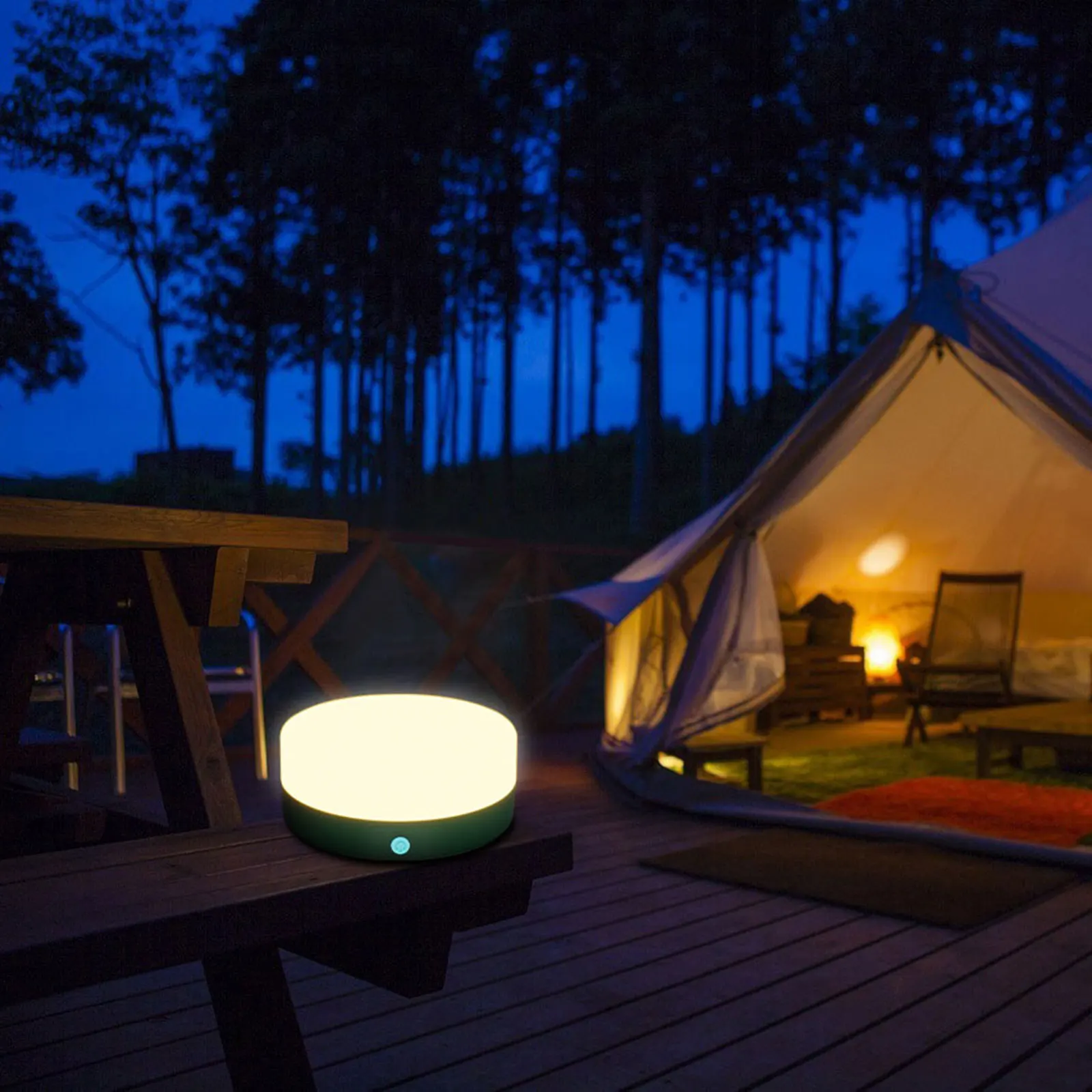 ชาร์จพลังงานแสงอาทิตย์แบบพกพา WS2812B Dreamy สี Led String กลางแจ้ง Camping Light Light Night Light กันน้ำ