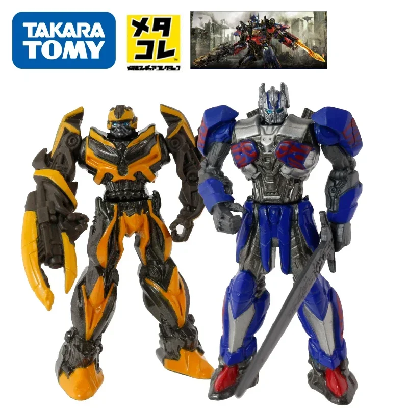 

Оригинальная аниме-фигурка Takara Tomy Tomica, кукла-трансформеры из сплава, Optimus Prime Bumblebee Megatron, игрушки-трансформеры для детей