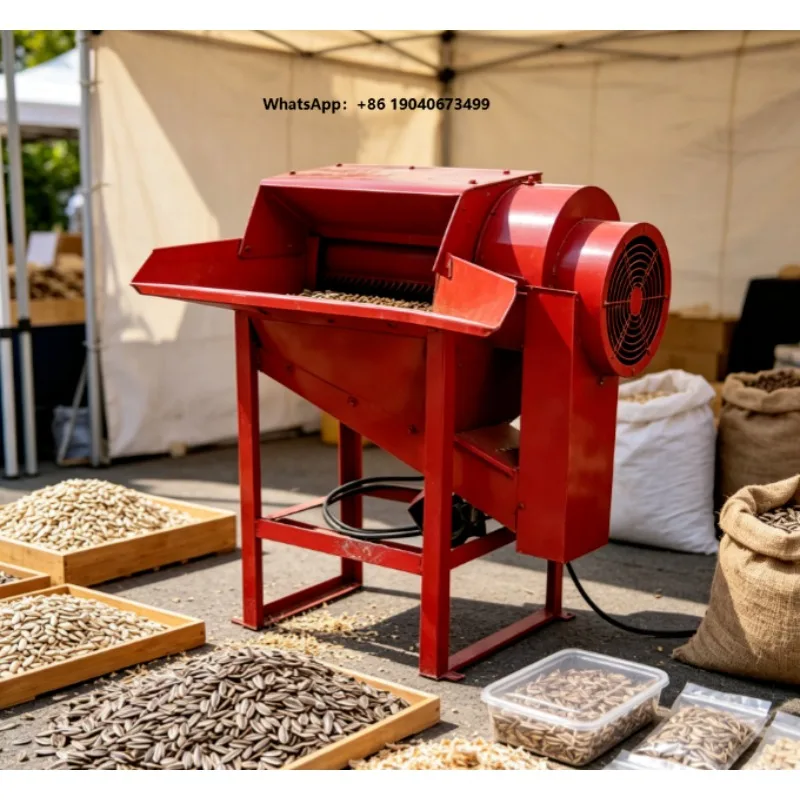 Recommend Factory Supply Sunflower Seed Shelling Machine Adjustable Shelling Speed Machinery for Food Processing Workshop FWX