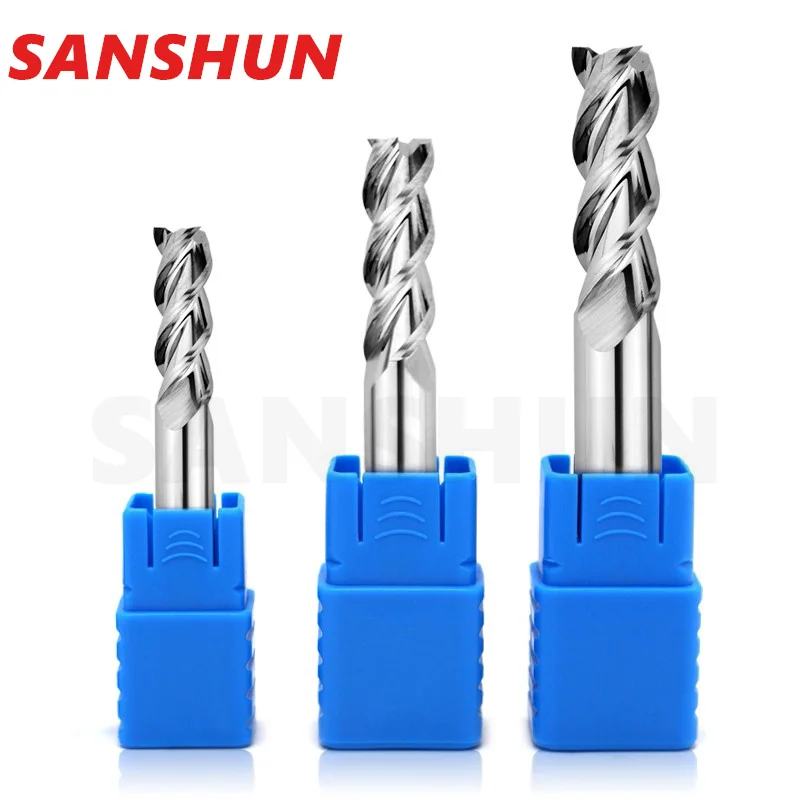 HRC50 Special For Aluminum Milling Cutter Tools 3-Flute CNC Maching Endmills Carbide Tungsten Steel Milling Cutters Tool