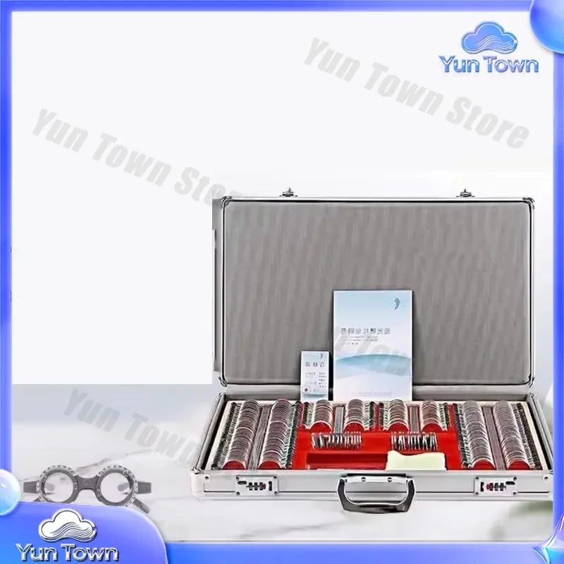 Trial Lens Set with Aluminum Rim Evidence Box for Optometry and Ophthalmology JS-266 Aluminum Case 266 Pcs A-Class Quality