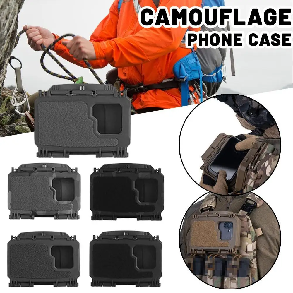 

Тактический чехол для телефона 2-го поколения, универсальный держатель для телефона MOLLE, чехол для навигации по карте, страйкбола, охотничий жилет, аксессуар для переноски пластины