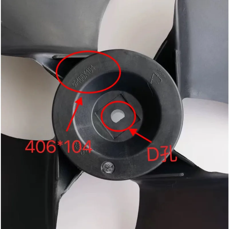 wheel manufacturer f-an cooler industrial f-an cooler maple- leaf 406X104 406X97Wa-ter f-an bl-ade wi-n-d