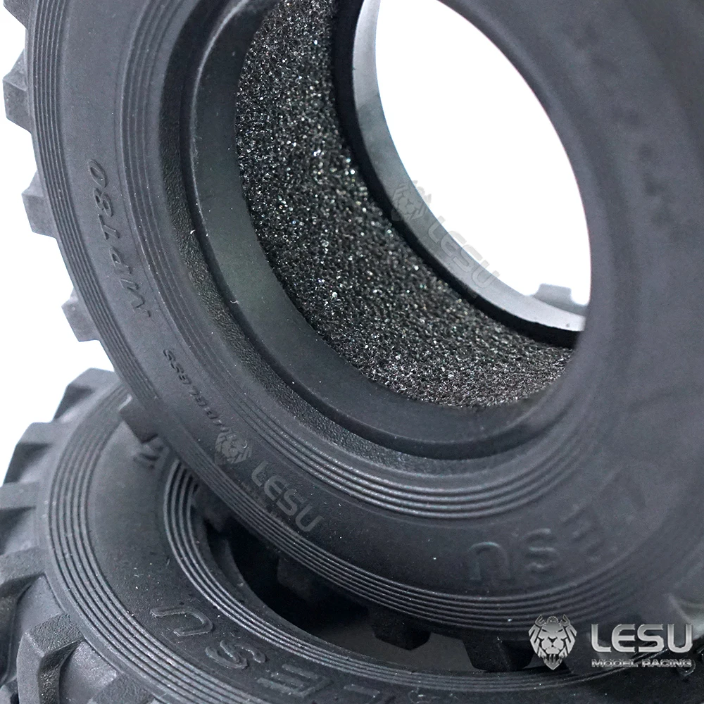 

LESU Rubber Tyre 101mm Diameter Accessories for Toys 1/10 RAVE-UM406 RC Crawler Truck Model Spare Part Toy TH22150