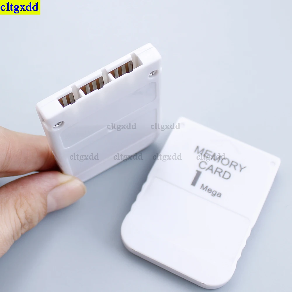 cltgxdd 1piece new storage card suitable FOR PS1 game console white memory card, 1MB PS1 PSONE recording card