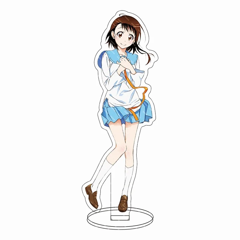 سلسلة مفاتيح من الأكريليك من Anime Nisekoi مجموعة ملابس غير رسمية وديكورات الطاولة والمقتنيات وهدايا الأصدقاء