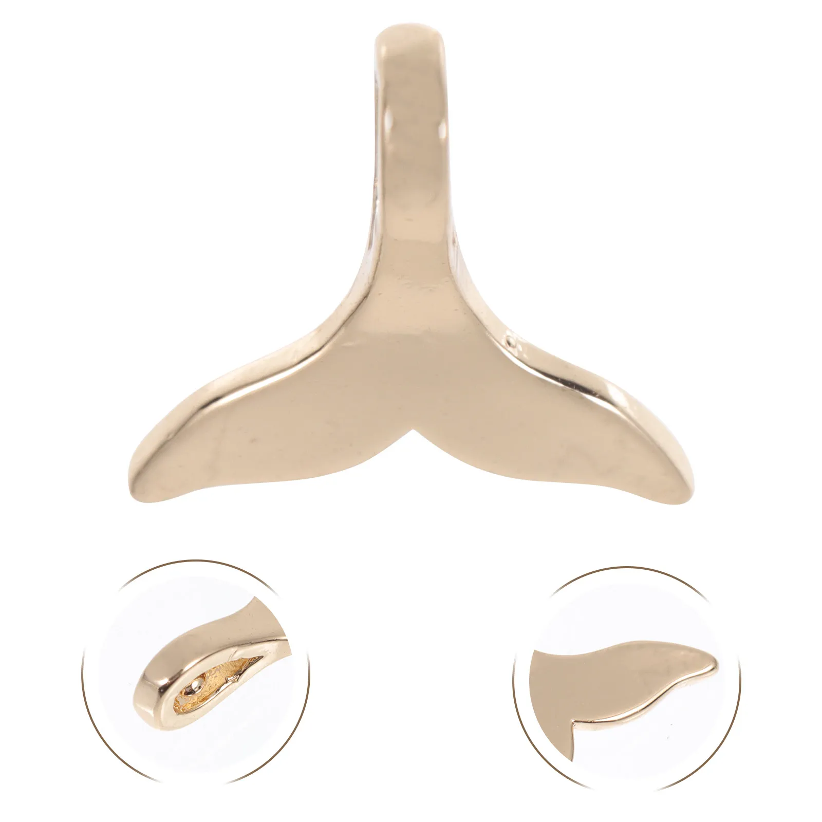 5Pcs Fishtail Charm Jewelry Accessories DIY Pendant Charm for Bracelet Necklace Making Creative Crafts Bracelet Pendant