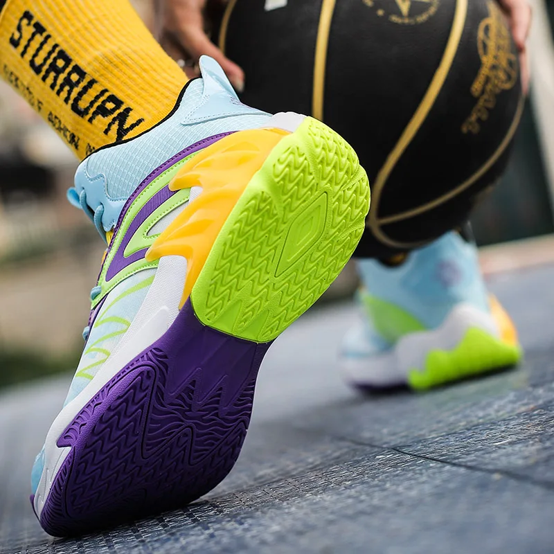 Męskie buty Outdoor antypoślizgowe buty do koszykówki wygodne lekkie trampki męskie wysokiej jakości buty do tenisa