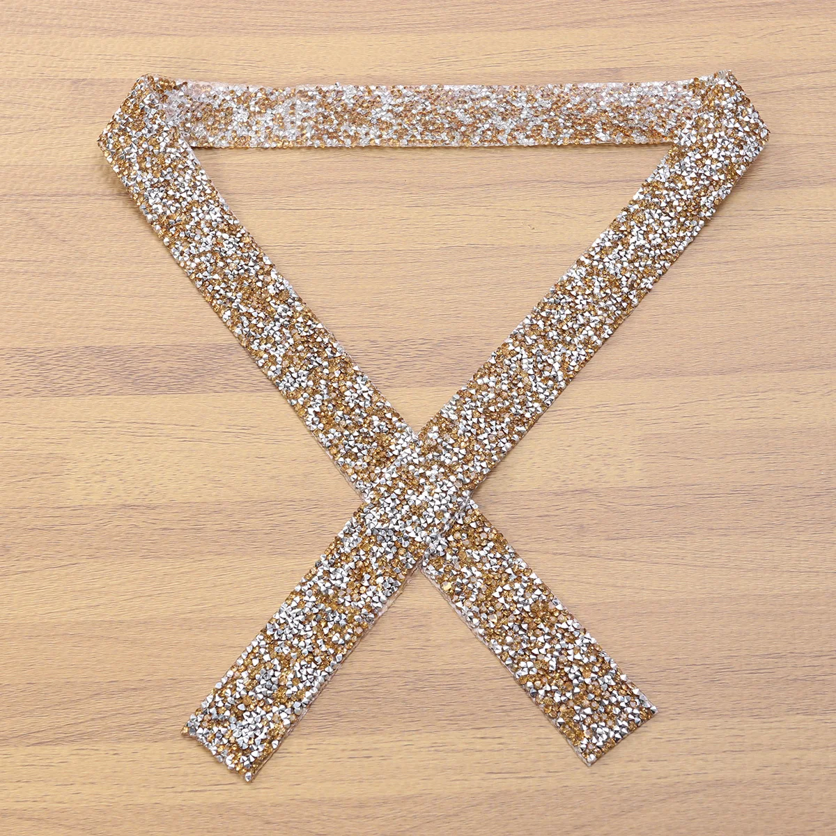 

Back Glue Rhinestone Mesh Trim 3Cm Black Hot Fix Crystal Ribbon For Wedding Dress Belt Bridal Veil Decor Diamond Applique