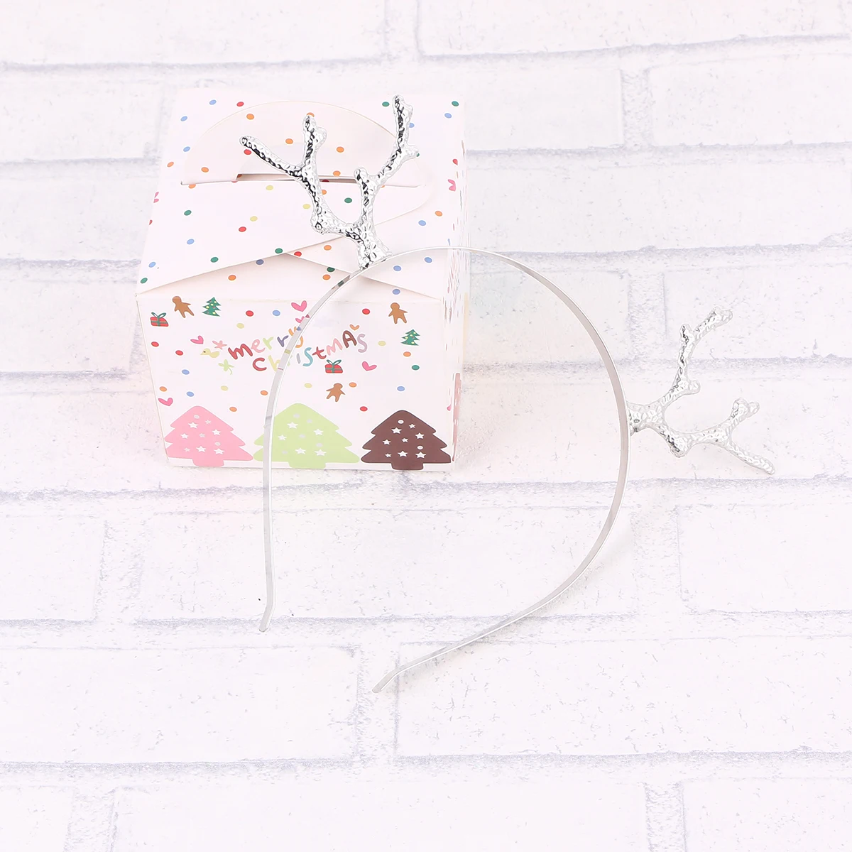 

1pc Festive Antler Hairband Alloy Headband Christmas Party Costume Accessory For Kids Adults Masquerade Mardi Gras Cosplay