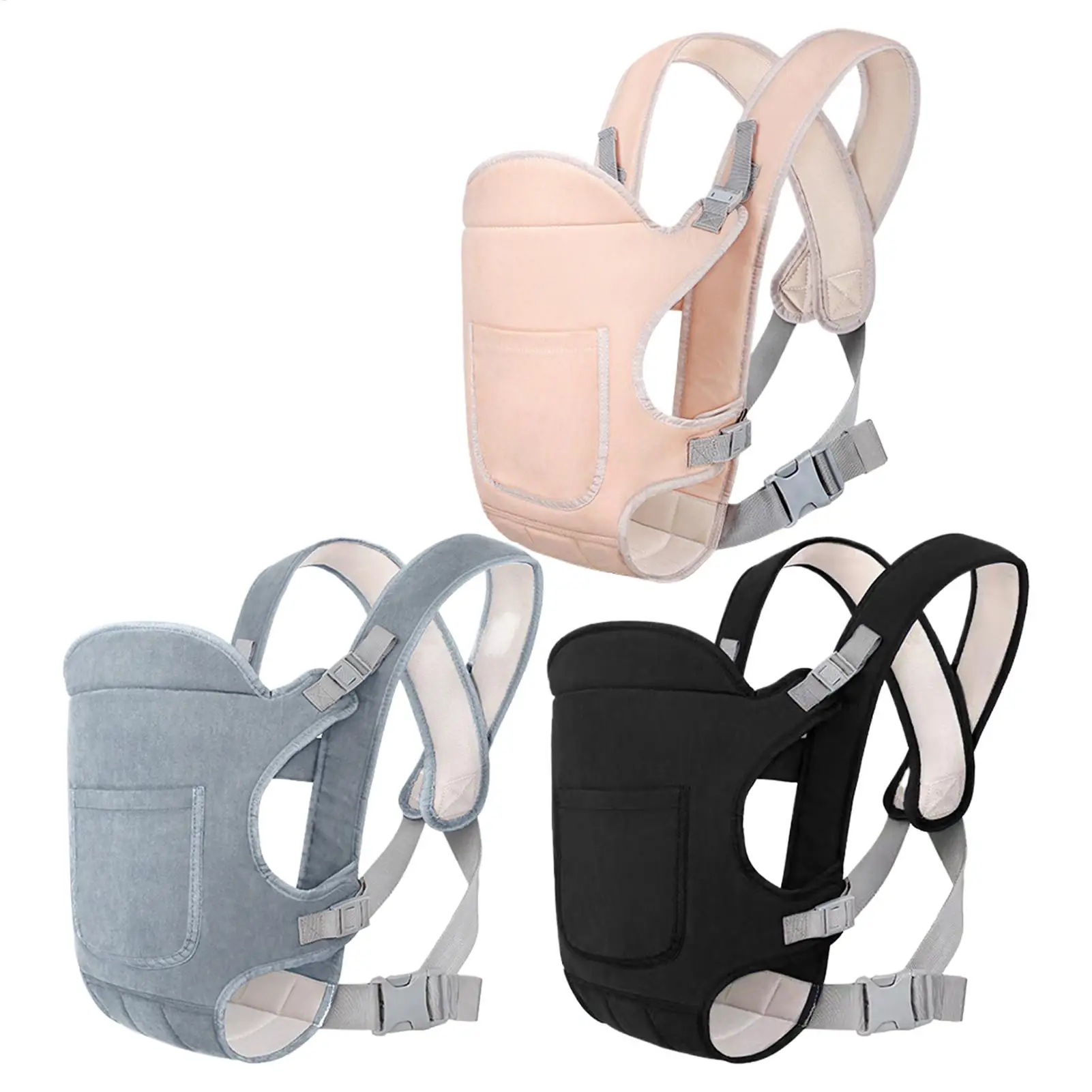 

Baby Holder Carrier Ergonomic Baby Sling Carrier with Adjustable Buckle Comfortable Multi-position Safety Carrying Holder for