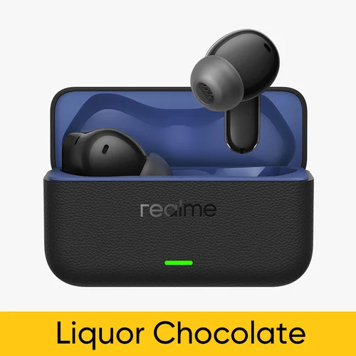 Imagen 2 del producto Versión Global realme buds T500 pro, Auriculares con Controlador de Bajos de 12.4mm, LHDC, Reducción de Ruido de 50dB, Bluetooth 6.1, IP55, Auriculares Inalámbricos TWS