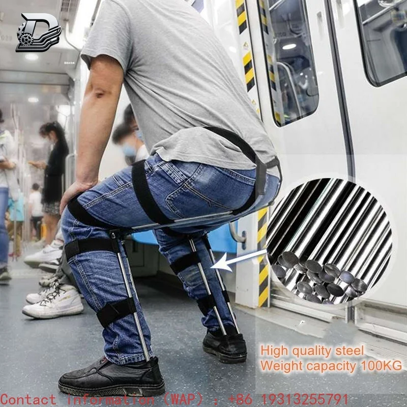 

【From China】Chairless Chair Wearable Invisible Seat Artifact Exoskeleton Chair Human Wearable Chair Magic