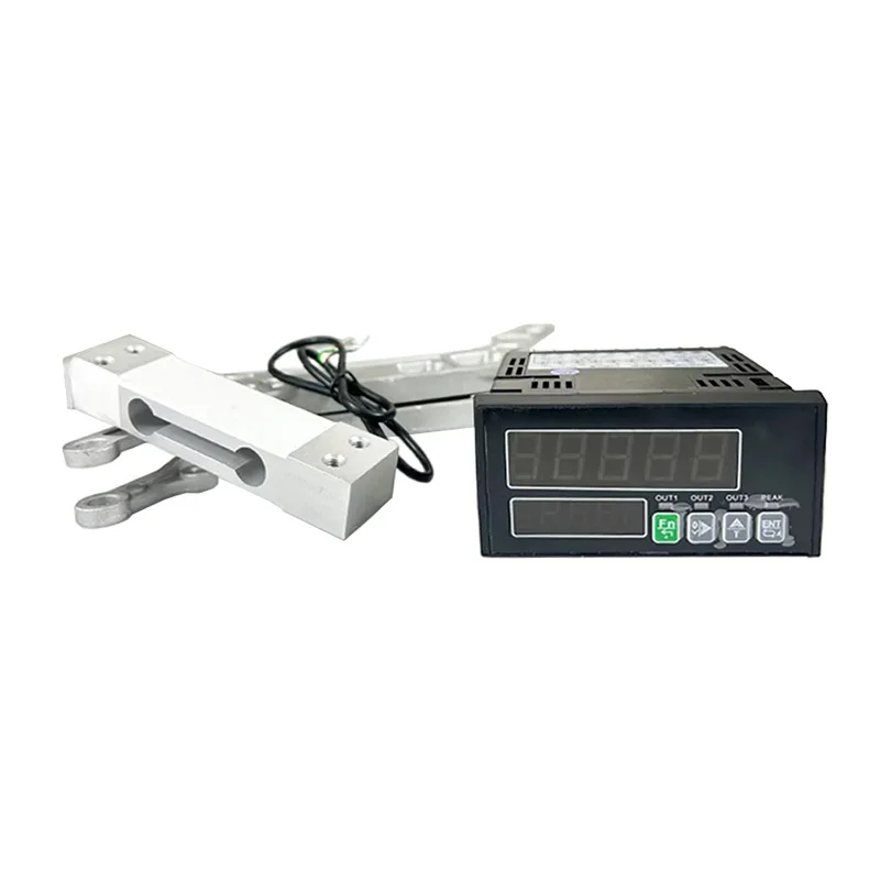 Load Cell Kits, Weighing Sensor and Loadcell Indicator and Metal Bracket ,Force Meter Plug-and-Play DIY Weight Controlle System