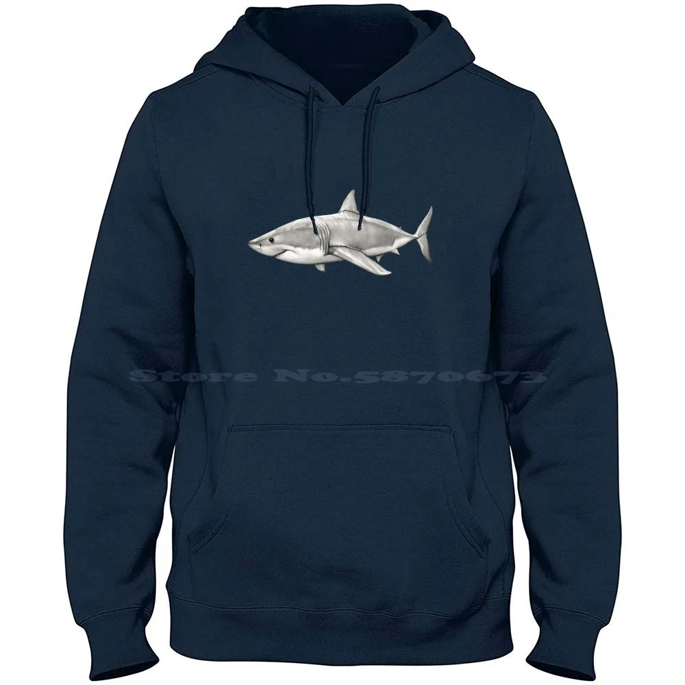 Fins , Not Food 1 100% Cotton Hoodie T Shirt Finning Save The Sharks Nature Conservation Great White Ocean Marine