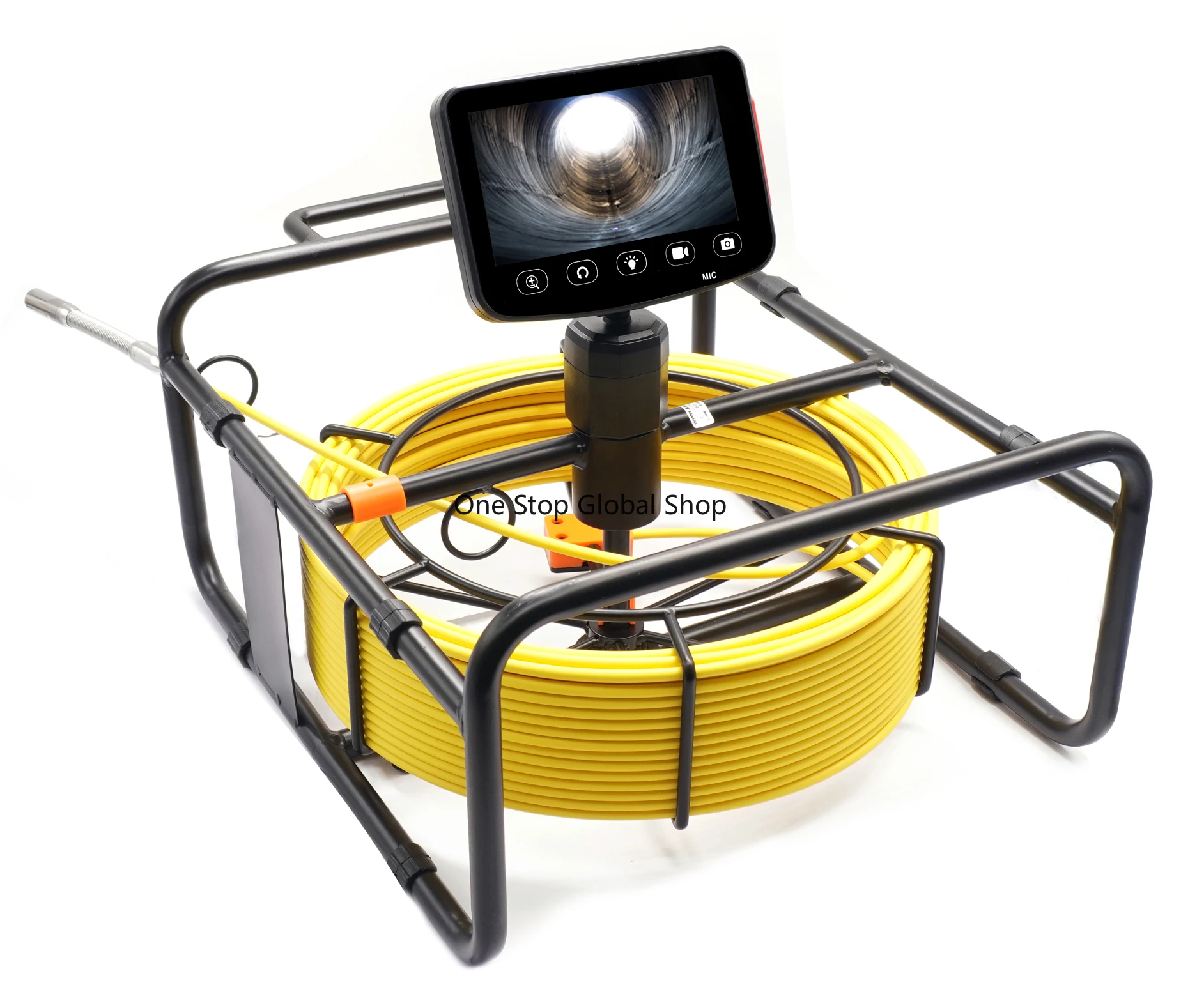 

5" Moni-tor 1080P Sewer Pipe Inspection Video Camera IP68 Drain Pipeline Industrial Endos-cope