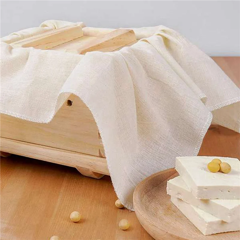 

AB46-2X Muslin Cloths For Cooking, Unbleached Cheese Cloths,Cotton Reusable And Washable Cheese Cloths For Straining