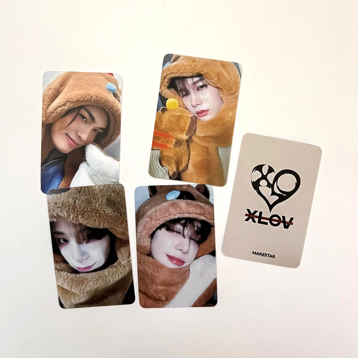 Kpop XLOV Album I'MMA BE PhotoCard K4 MAKESTAR Store Benefit Card EVOL WUMUTI RUI HYUN HARU Prezenty dla fanów
