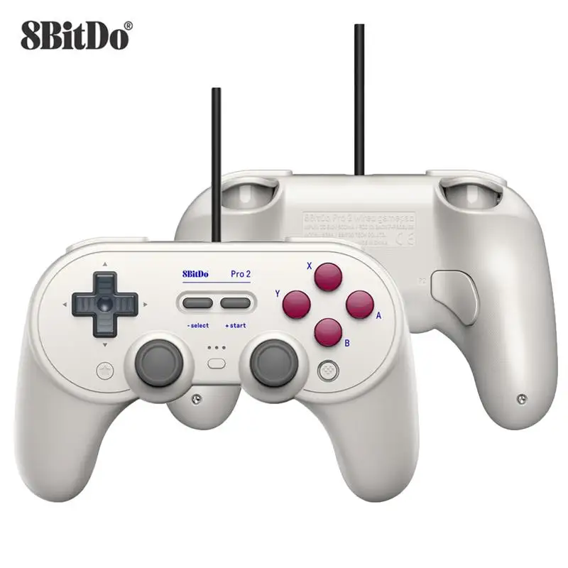 Top 8BitDo Pro 2 Wired Controller USB Gamepad with Joystick for Nitendo Switch OLED PC NS Game Accessories