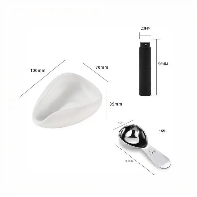 Portable Anti-Static Coffee Dosing Cup & Spray Tray Set Powder Control Espresso Grinder Accessories For Barista Home Brewing
