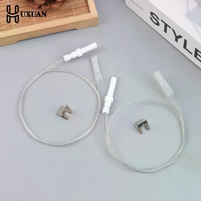 1Pc Gas Cooktop Stove Spare Igniter Electrode Spark Plug With Wire Ignition Ceramic Pin Ceramic Height 35mm 40mm For Gas Cooker