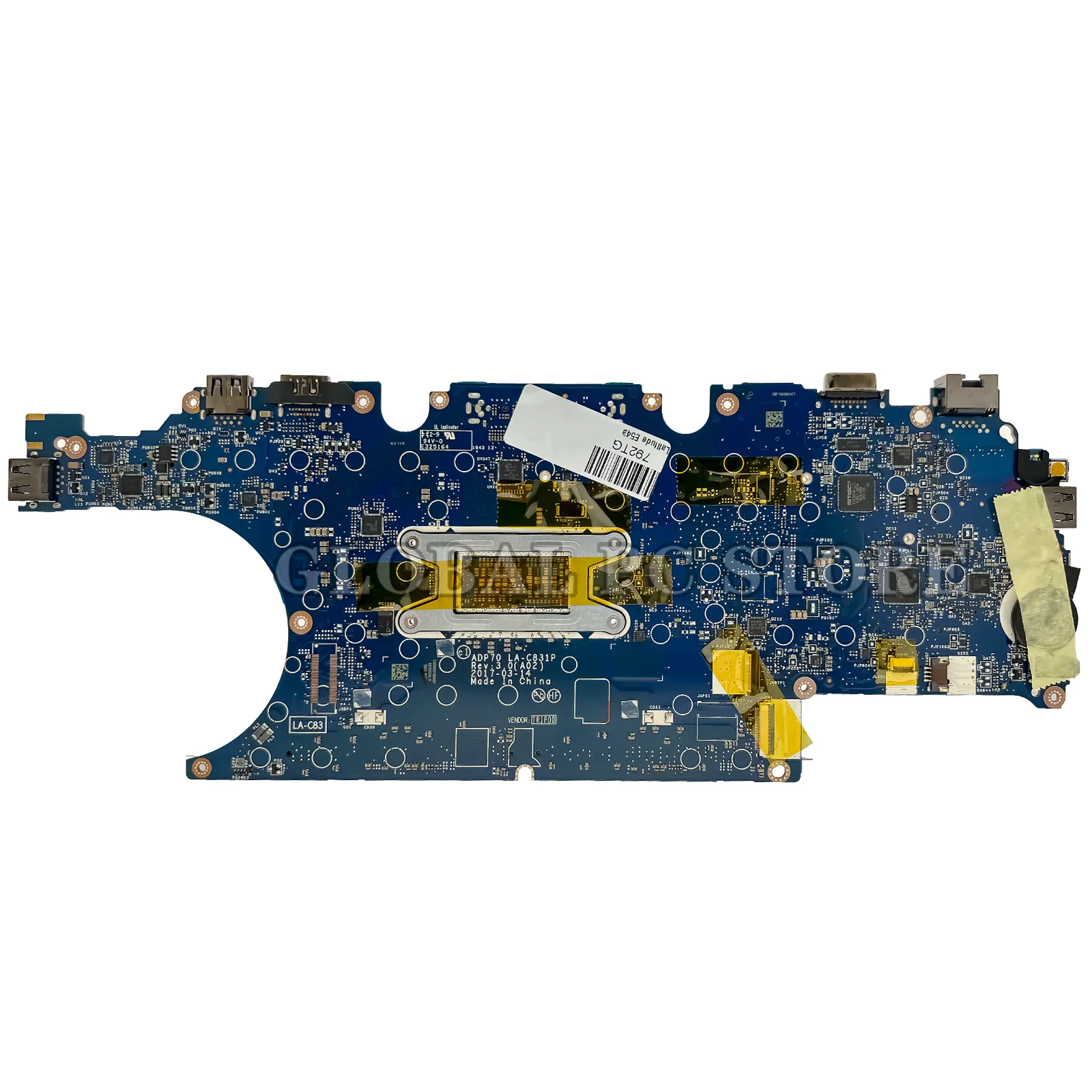 KEFU LA-C831P Mainboard For Dell Latitude E5470 Laptop Motherboard i5 i7 6th Gen