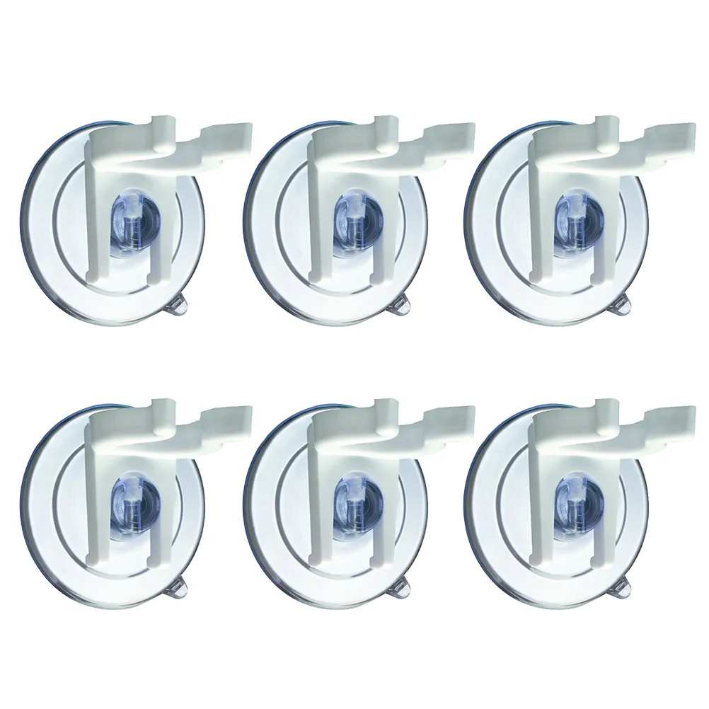 

8 Pcs Vase Decorate Window Suction Cup Clamps Electric Candles Holder Sucker Clip