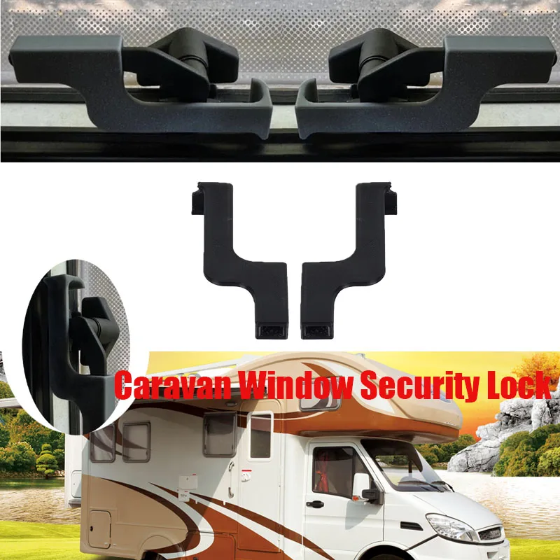 

2pcs Caravan Window Security Lock (Caravan & Motorhome) Left Sided Single Window Safety Lock RV Accessories Motorhome Accessorie