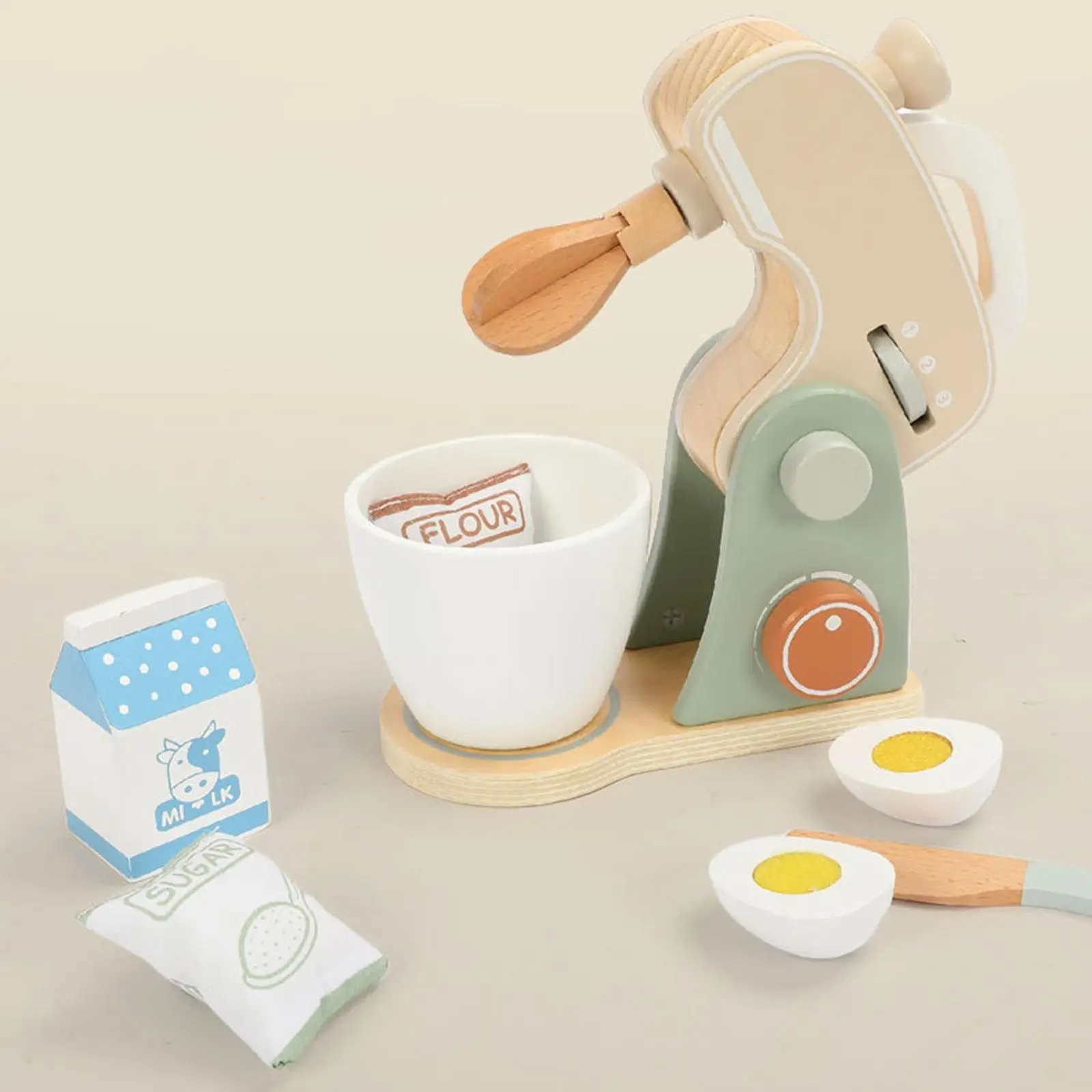 Drewniany Zestaw Mikserów Zabawki Małe Sprzęty Zabawki Stymuluje Kreatywność Udawanie