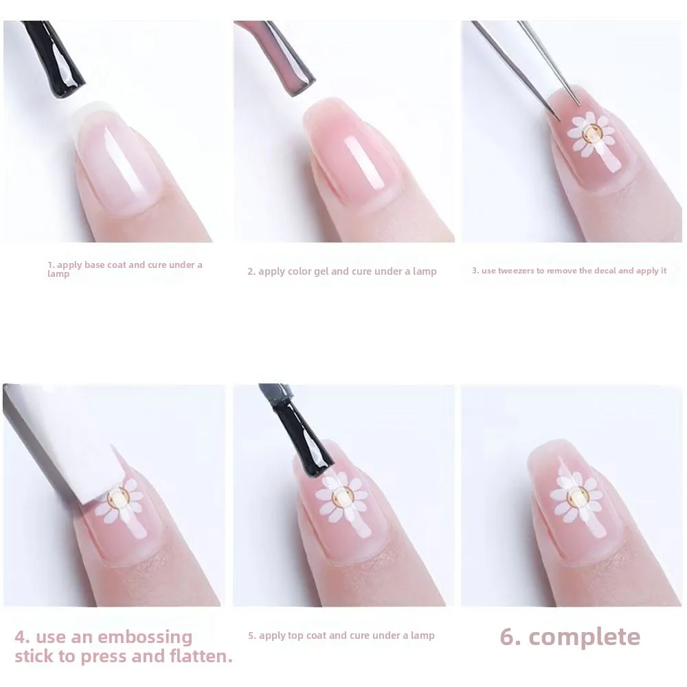 Yiji 3D-geprägte Nagelaufkleber, niedliche Usagi Hachiware, hochwertige Yiji-Aufkleber für Nageldesign, Scrapbooking und DIY-Projekte – Detail 8