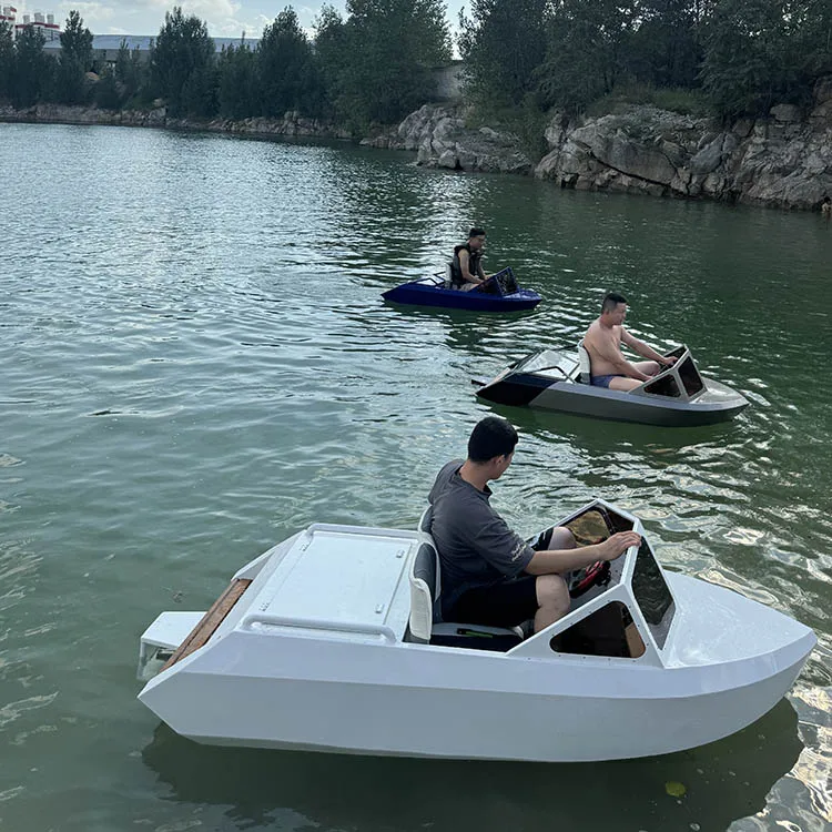 Lake Touring Mini Jet Kart Water Sports Boat, Premium Power Component Multi-Scenario Use For Outdoor Water Recreation