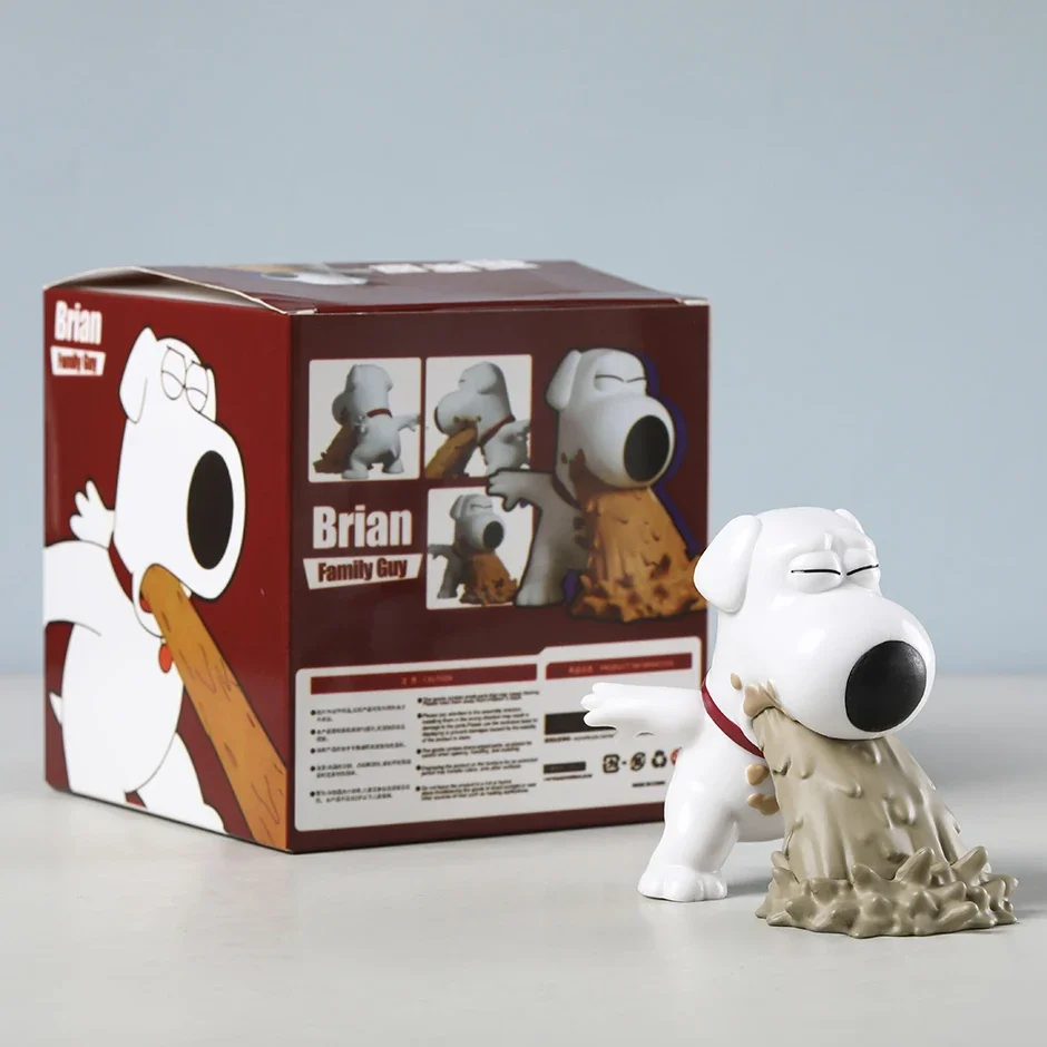 Family Guy Brian Dog PVC الشكل جمع لعبة مجسمة دمية Brinquedos