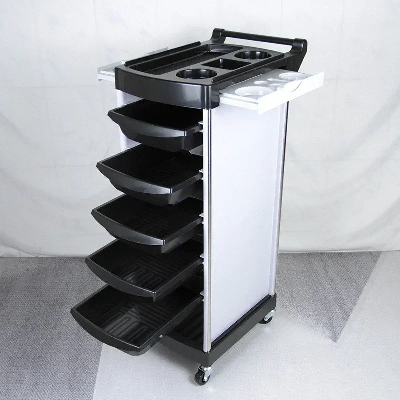 Italian Style Beauty Salon Modern Trolley Multifunctional Designer Barber Shop Trolley Originality Furniture Skjuta En Vagn HBSC