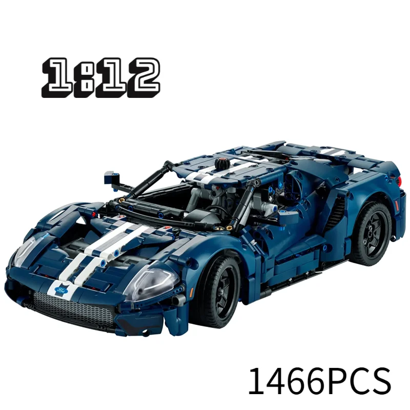 Ford GT Mechanical Technology Series Compatible with 42154 Racing Assembly Toy Vehicle Bricks Boys Birthday Gifts