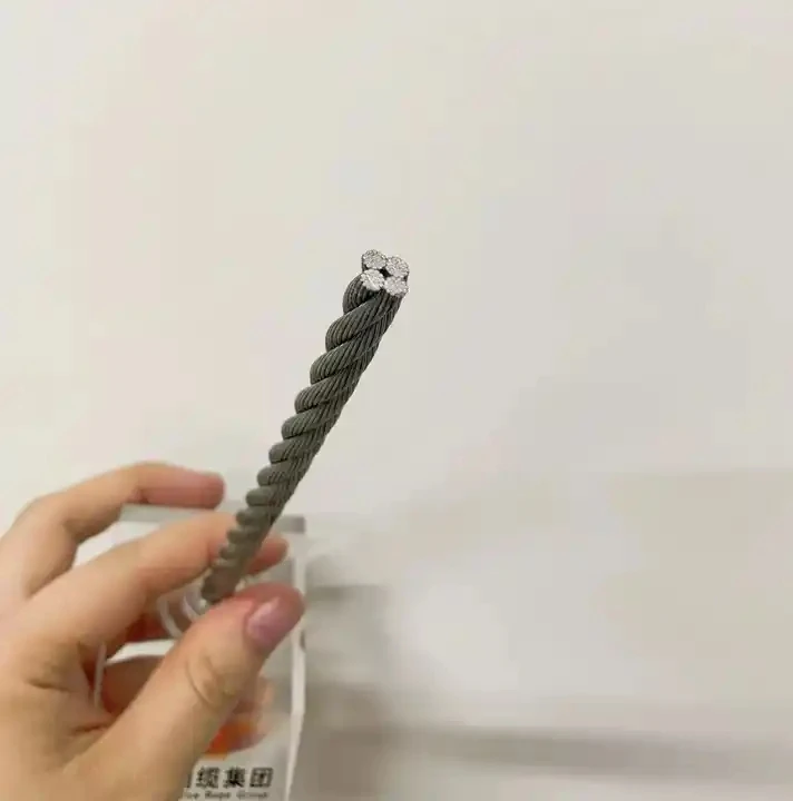 حبل سلك سقالة معلق 4x31WS + PPC EIPS 1960MPA حبل سلك مجلفن مغموس ساخن #4