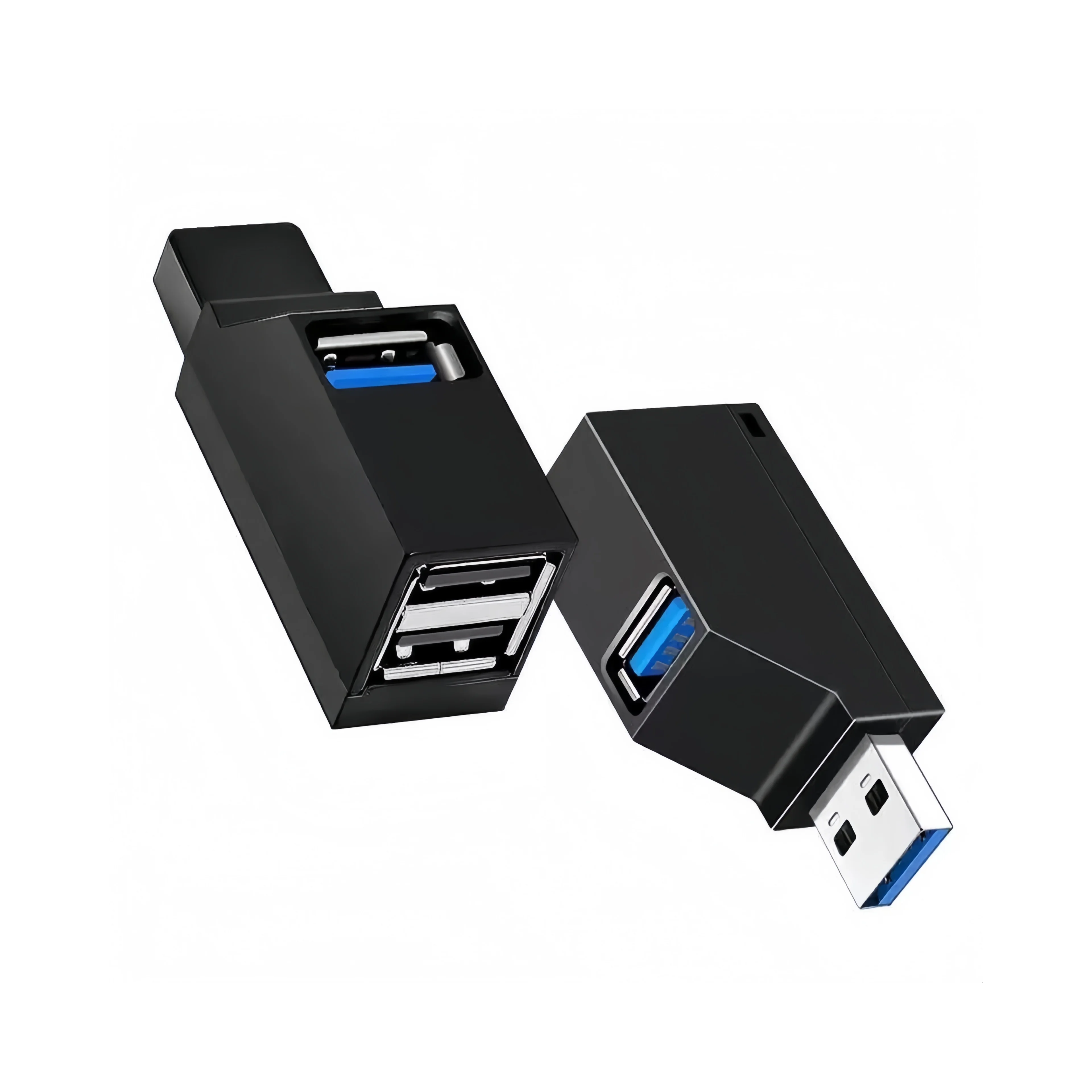 10PCS USB 3.0/2.0 High-Speed Hub Adapter Mini 3 Port Extender Splitter Box For PC Laptop Mobile Phone