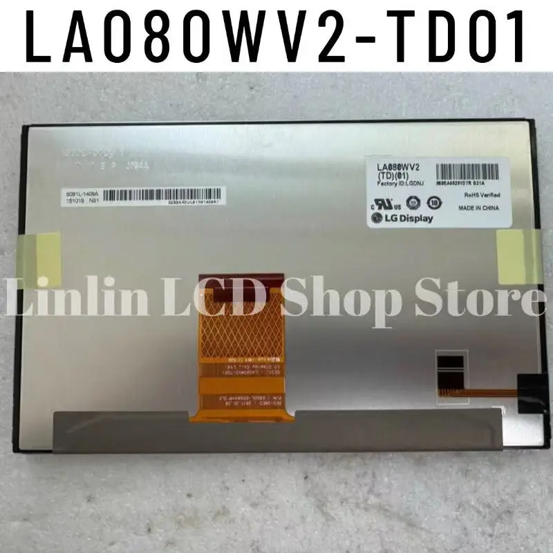 

LA080WV2-TD01 Brand New Original 8-inch LCD Monitor
