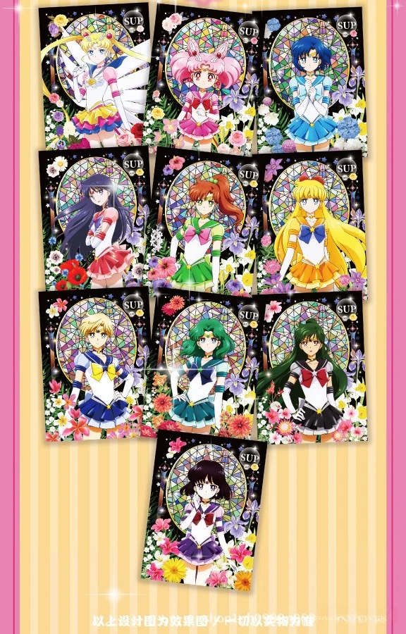 Sailor Moon Sammelkarten Booster Box - Tsukino Usagi Anime-Sammelkartenspiel Mondgöttin-Serie Seltene Holografische Karten für Kinder – Detail 7