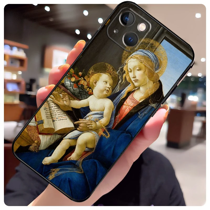 حافظة مريم العذراء ويسوع لهاتف آيفون 17 إير 17 برو حافظة هاتف لهاتف أبل آيفون 17 برو ماكس #6