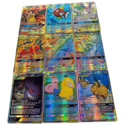 9 pz/set Pokemon Pikachu Charizard Slowpoke Raichu Mimikyu Psyduck Mewtwo Magikarp Gengar Anime Game Collection carte giocattolo regali