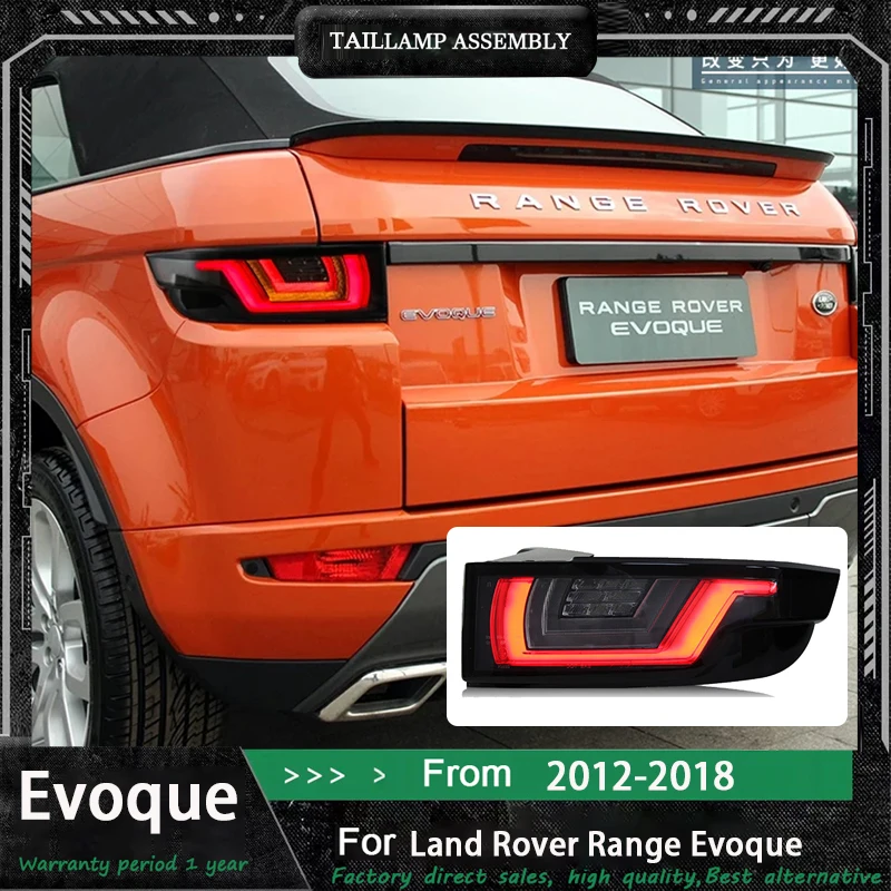 

Car Tail Lights For Land Rover Evoque 2012-2018 LED Car Tail Lamps Daytime Running Lights Dynamic Car Accessories