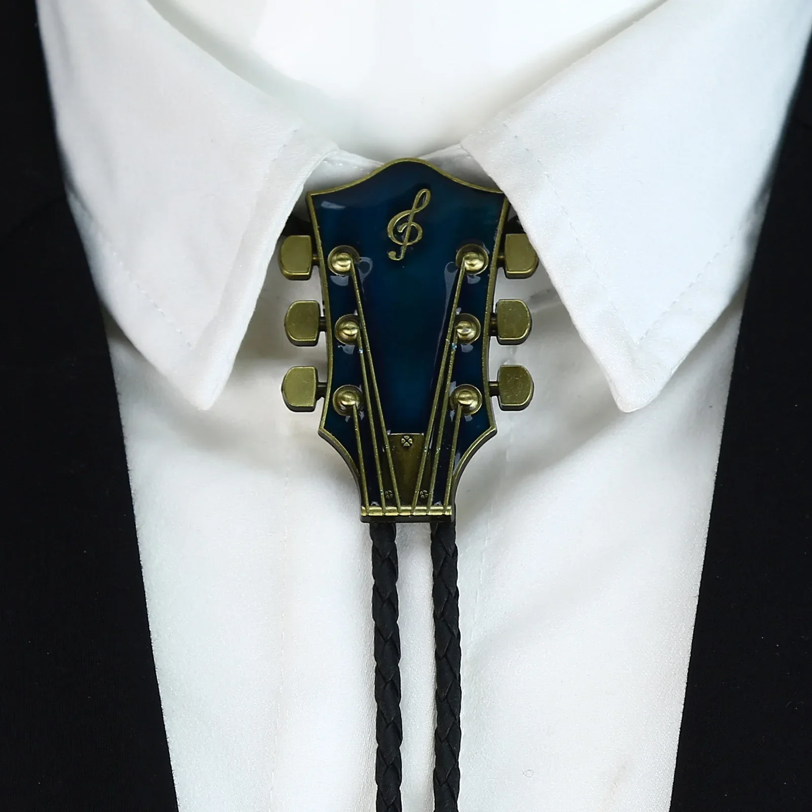 Fashionable Ties Bowtie Rural Auspicious Pendant Men's and Women's Shirt Pullover Accessories Zinc Alloy Cowhide Sweater Chain