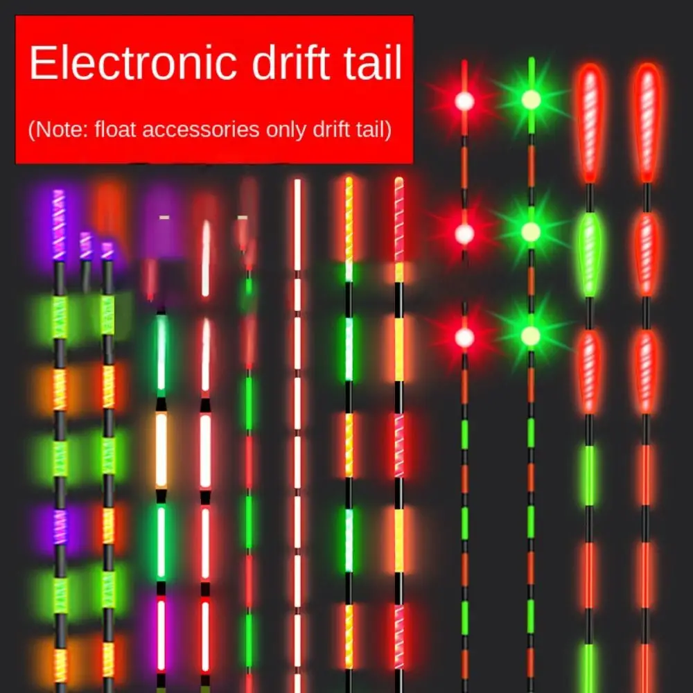

Super Bright LED Fishing Smart Float Top Luminous Ultra Sensitive Electronic Floats Buoy Induction Bite Hook Color Change