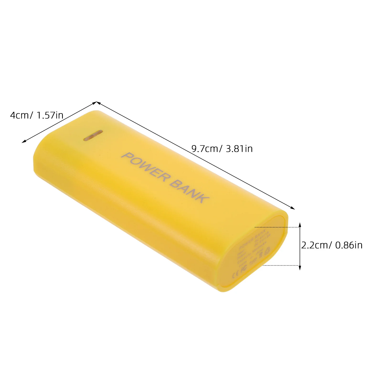 Fake Power Bank Storage Box Mini Sealed Container for Valuables Hidden Jewelry Money Keeper Compact Travel Safe Discreet