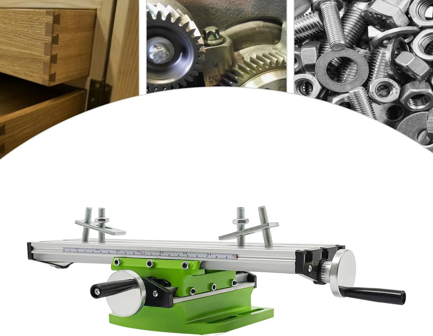 Mini Milling Machine Work Table Vise Multifunction Worktable X-Y Axis Cross Slide Table Compound Drilling Slide Table