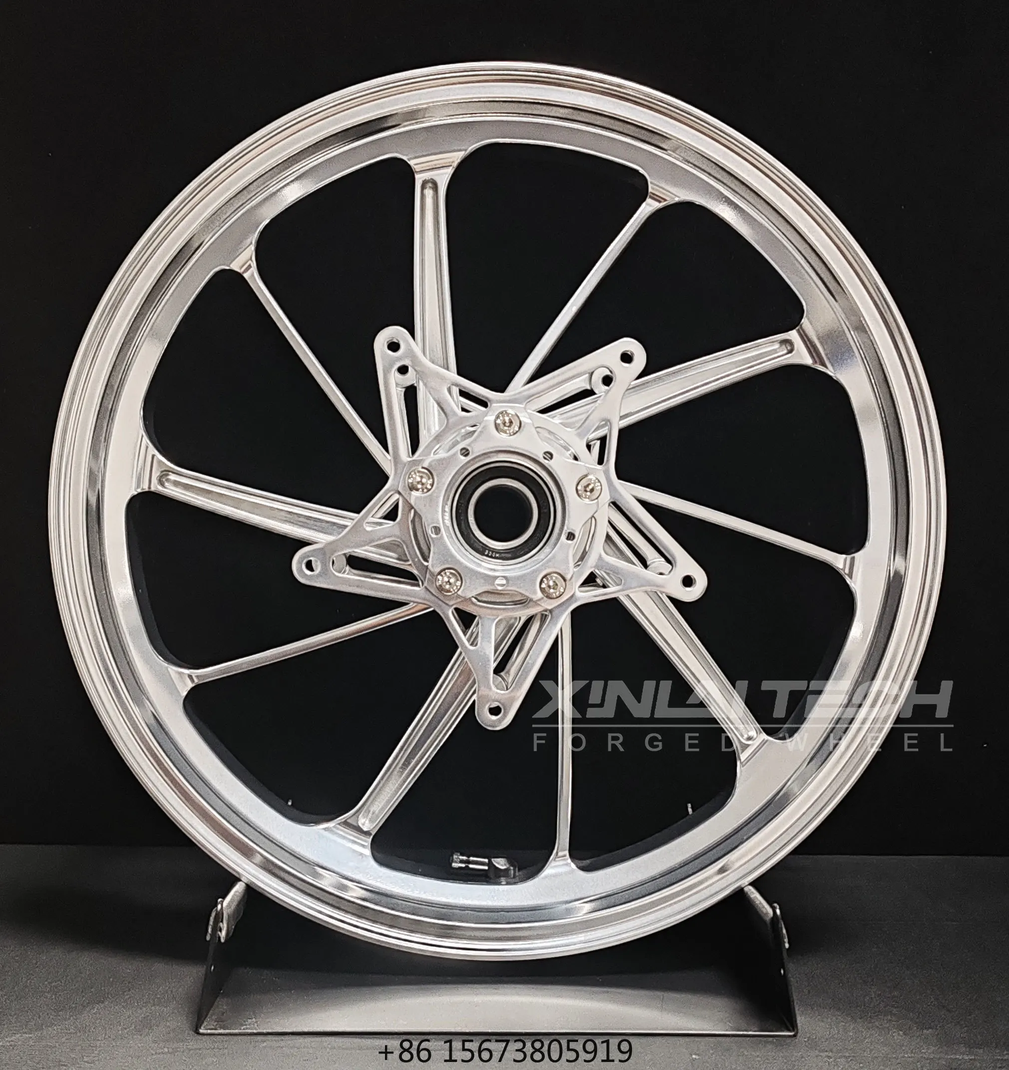Forged Custom Anodized Motorcycle Wheels CNC Billet Alloy Rims for  R NineT Retro Racer Front Rear Wheel