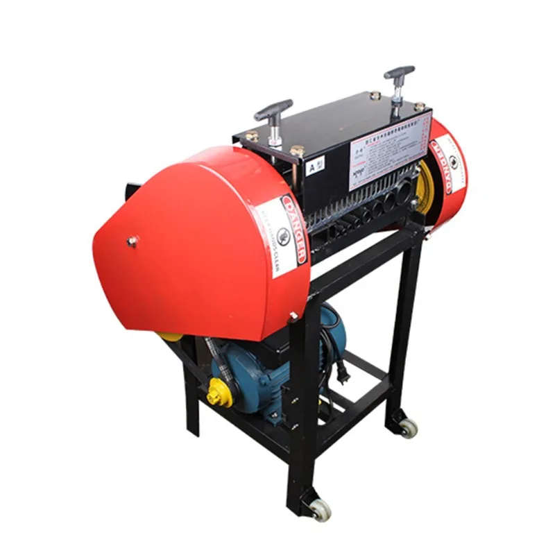 Electric wire stripping machine fully automatic floor standing large wire and cable stripping machine